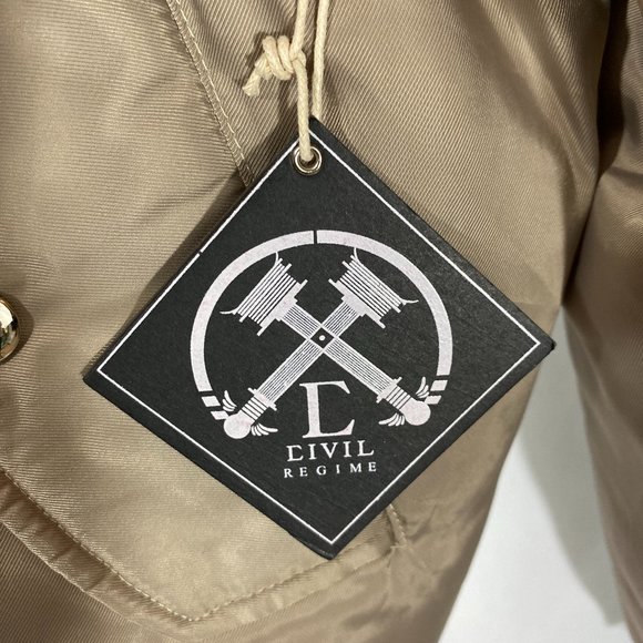 Evil Regime Tan Men's Jacket Size Large - Picture 12 of 12